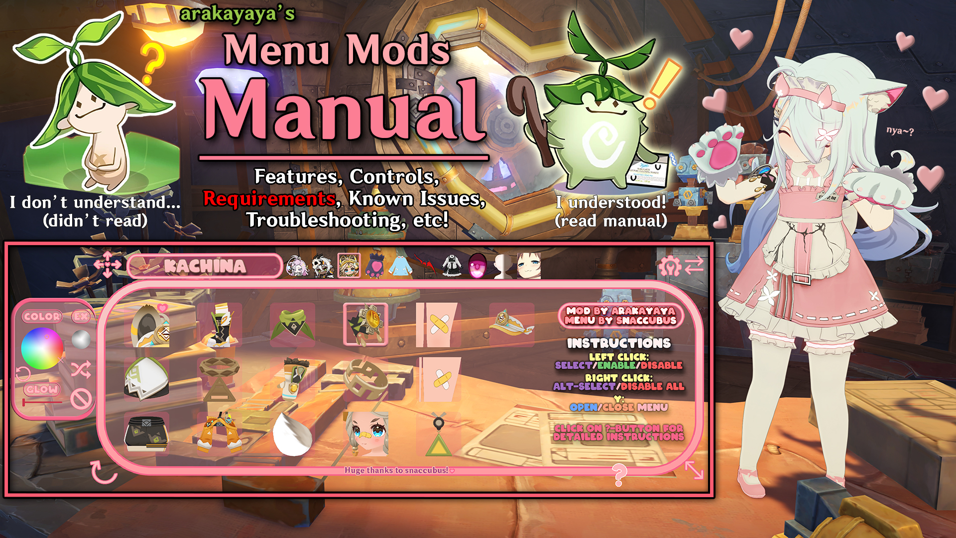 Cover image for ara's menu mods guide